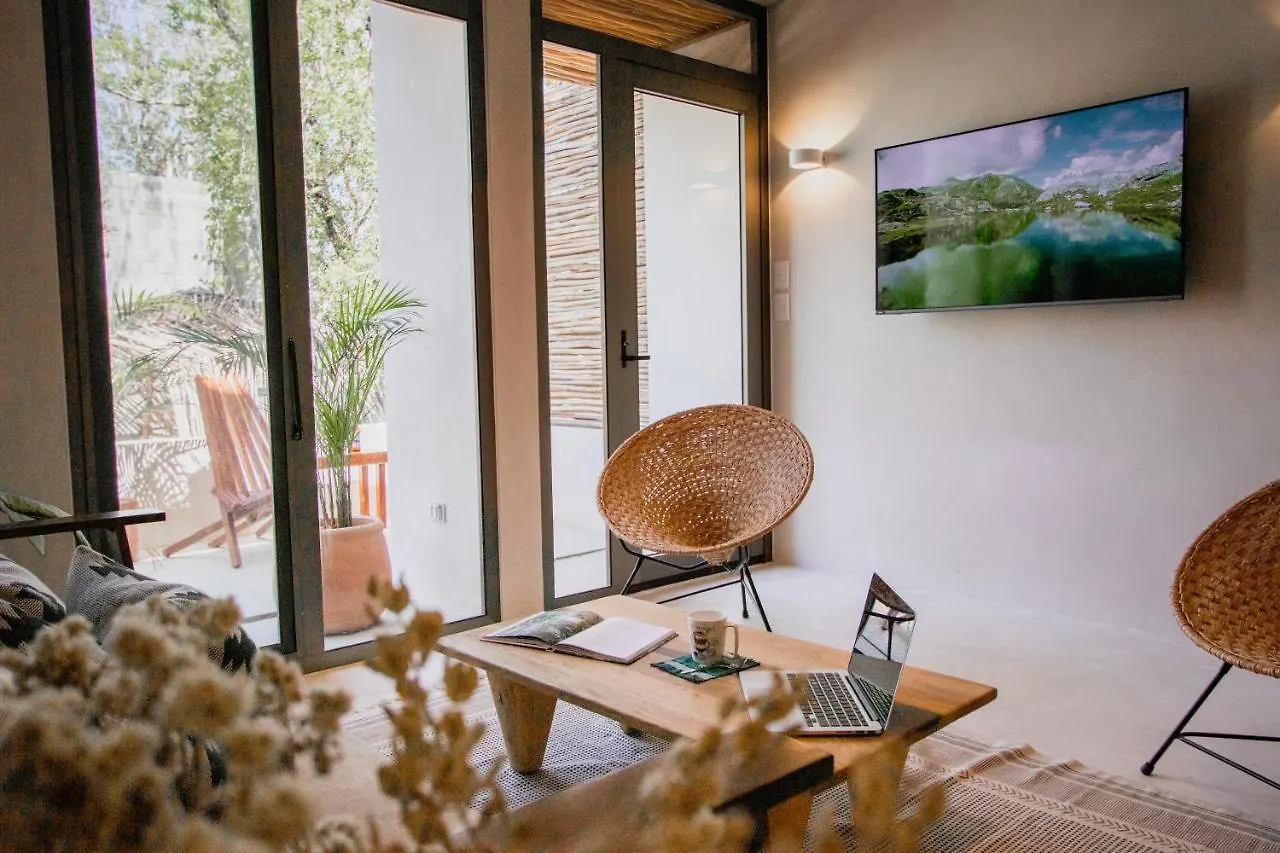 Spacious 2Br Apt - Wide Balcony W/Tub & Yoga Deck Tulum Appartement